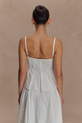 Mae Cotton Top - White